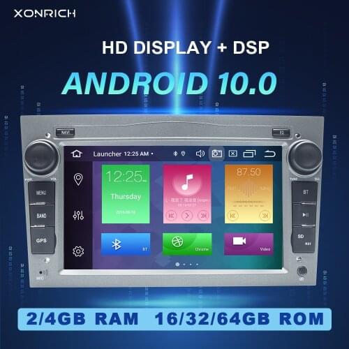 2 Din Android 10 Car Radio NO DVDPlayer For Opel Vectra C Zafira B Corsa D C Astra H G J Vivaro Meriva Multimedia GPS Navigation