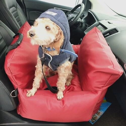 Car Pet Nest Waterproof Fabric Easy To Clean Removable Pet Nest Portable Home Car Seat Warm on All Sides Convenient Practical