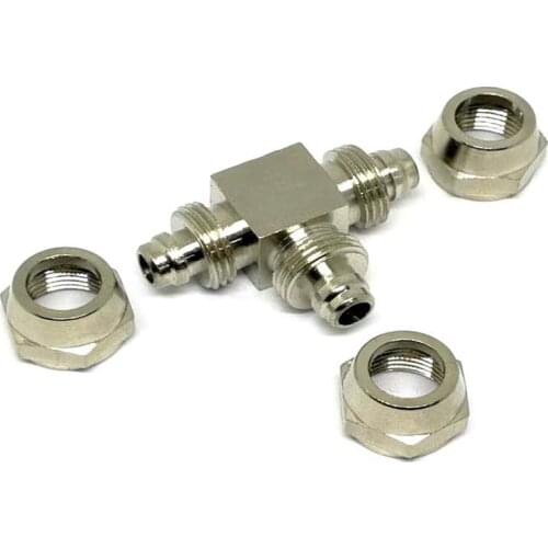 Nickel Plated Brass Quick Connector Air Hose Fitting Fit 12mm Outer Diameter Hose