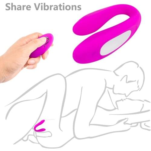 Erotic Dildo G Spot Vibrator Clitoris Stimulator Remote Double Vibrators for Couples Adult Sex Toys for Woman We Share Vibe