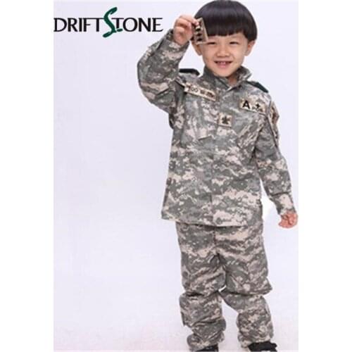Kids Airsoft Military Tactical Uniform Sets Teenager Army Clothing Autumn Winter Army Jacket For Child