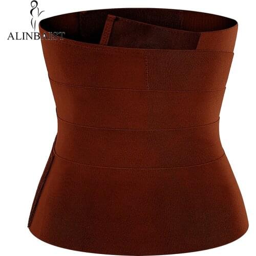 High Quality Waist Trainer Cincher Shaperwear Belt Slimming Tummy Wrap Belt Bands Body Shaper Fajas Elasticity Thin One Size