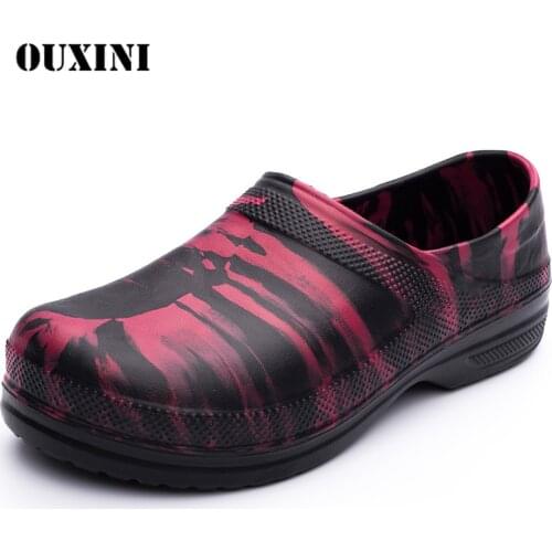 Mens Chef Shoes Oversized Non-Slip Kitchen Working Shoes Hotel Hotel waiter shoes Hospital Doctor Nurse Medical Shoes