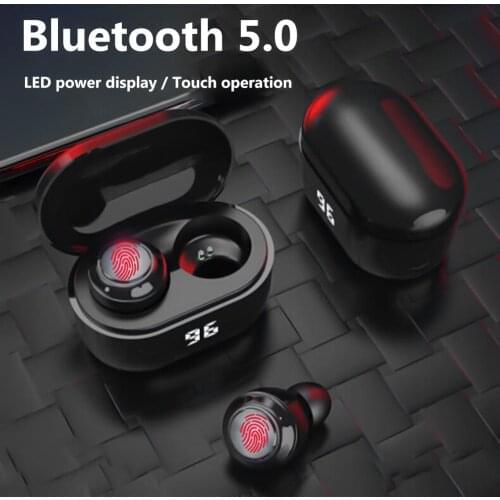 Oringinal Bluetooth Earbuds TWS Headset Wireless Earphone Touch Control HiFI HD Stereo Earbuds Digital display for sport