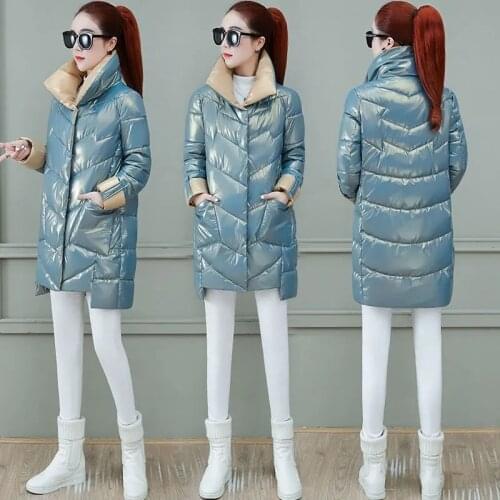 Autumn winterWomen Coat Cotton Jacket Parkas Women Long Jacket Casual Female Coats Winter Ladies Coats