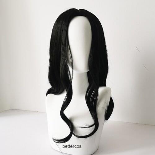 Attack on Titan Pieck Finger Wig Cosplay The Final Season Black Curly Hair Cosplay Wig Heat Resistant Synthetic Hair + Wig Cap