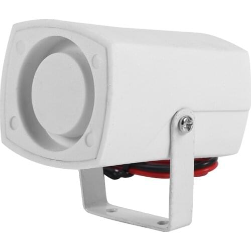 110dB DC 12V Wired Horn Siren Loud Home Vehicle Security Sound Alarm System Electronic Alarm Siren Horn for Security System