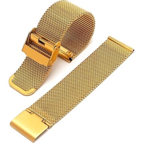 For Huawei GT/GT2 Watch Band 46mm/42mm Milanese Stainless Steel B5 B3 Band Bracelet Universal 16/18/20/22 mm Replacement Stra