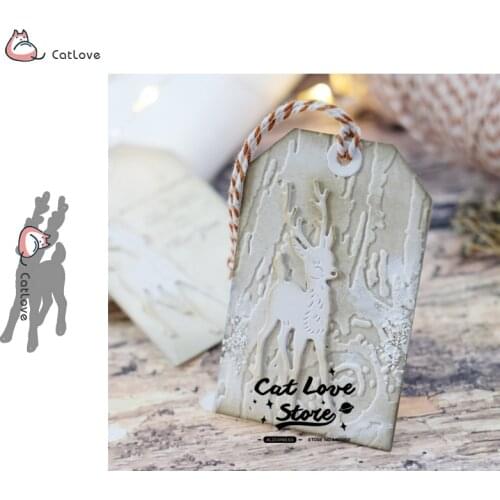 Christmas Deer Metal Cutting Dies Stencils For DIY Scrapbooking Paper Card Decorative Craft Dies Embossing Die Cuts New 2019