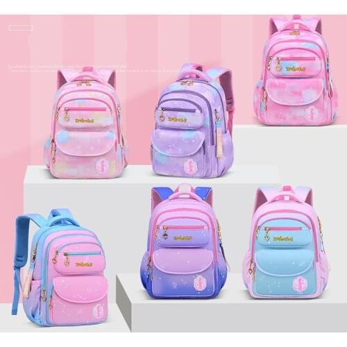 Weysfor Backpack for Elementary School Girl Waterproof Oxford Schoolbag Enfant School Bags Backpack Girls Cute Bowknot Mochila