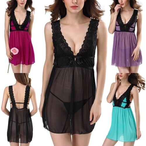 Sexy Lingerie European and American Women Lingerie Erspective Tassel Womens Lingerie Women Home Pajamas