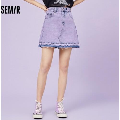 Женские юбки джинсовые Semir China At AliExpress