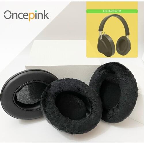 Oncepink Replacement EarPads For Bluedio TM Headphone Ear Cushion Repair Parts Earphones Accessories