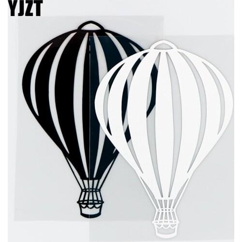 YJZT 10.6×15.2CM Beautiful Balloon Car Sticker Vinyl Decal Funny Car Window Decoration Black / Silver 10A-0485