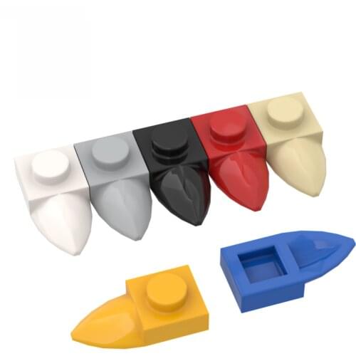 10PCS MOC 49668 1x1 Sharp Corner Board Compatible Assembles Particles For Building Blocks Parts DIYEducational Tech Parts Toy