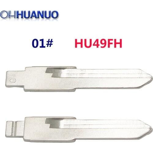 2pcs/lot NO.01 Remote Key Universal Uncut Blank Car Key Blade for VW Santana Jetta and so on, 01# blade