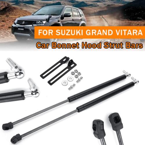 2Pcs Car Front Engine Cover Bonnet Hood Shock Lift Struts Bar Support Rod Arm Gas Spring For Suzuki Grand Vitara 2012 2013-2018