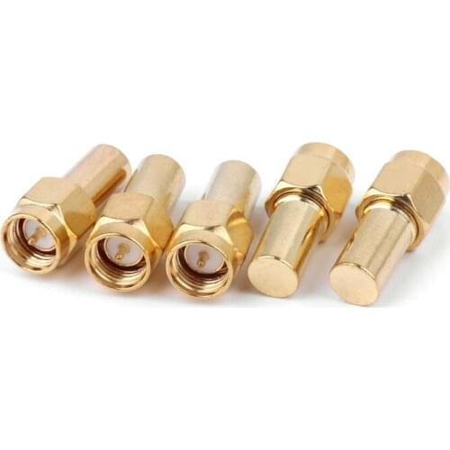 5pcs DC-3GHZ RF Coaxial Adapter SMA-male Plug Termination Dummy Loads Connector