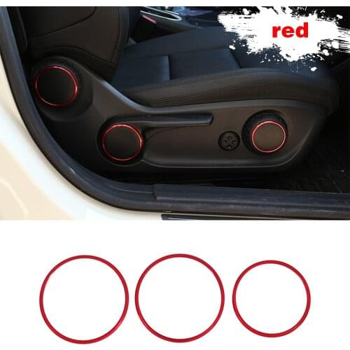 6pcs/set Aluminum Alloy Seat Adjust Button Ring Trim For Mercedes Benz A B CLA GLA Class 200 220 260 W176 W117 W246 C117 A180