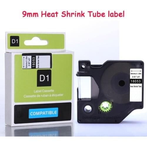 9MM Cidy Dymo d1 45021 Compatible For Dymo d1 Label Tapes White On Black Label Maker Suitable Label Manager 210d LM-160