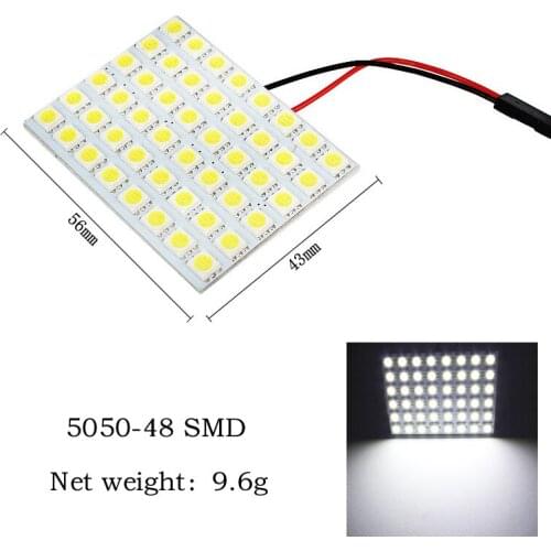 Car LED reading light 5050 48SMD many different specifications light board car light universal 12V