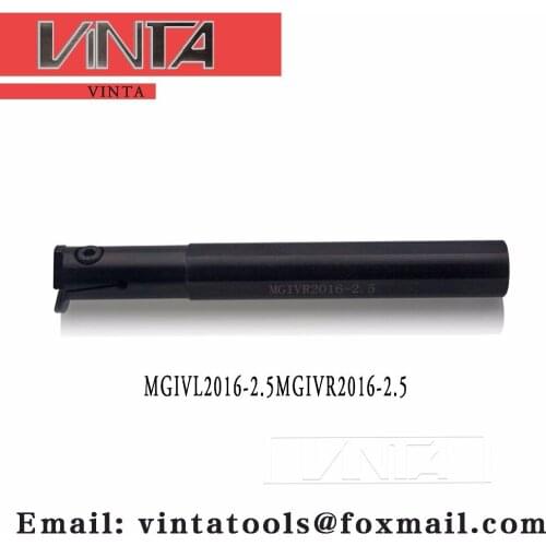 Free shipping MGIVL2016-2.5/MGIVR2016-2.5 Internal grooving and turning tool holder matched Insert MGMN250-M