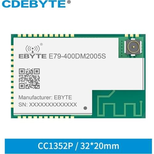 CDEBYTE CC1352P 433MHz 2.4GHz SuB-G dual-band 20dBm/5dBm wireless transceiver SoC SMD GFSK E79-400DM2005S wireless transmitter