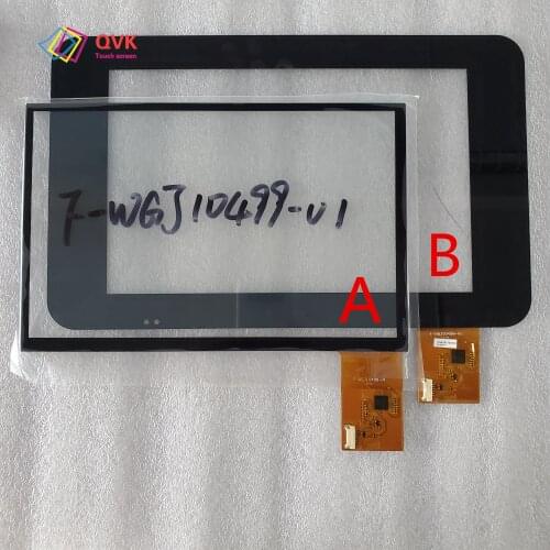 Black new touch screen P/N F-WGJ10499-V1 Capacitive touch screen panel repair and replacement parts free shipping