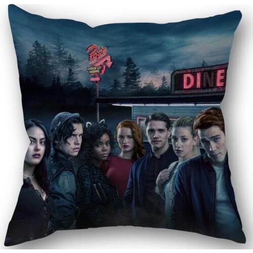 Nice Custom Riverdale Pillowcase Cotton Linen Fabric Square Zipper Pillowcase 45X45cm Wedding Decorative Pillow cover