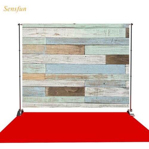LEVOO new custom photography board Fence rust rural Washed new born photography backdrop camera fotografica