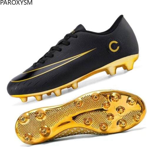 Mens and womens popular electroplated training shoes football shoes size 35-45