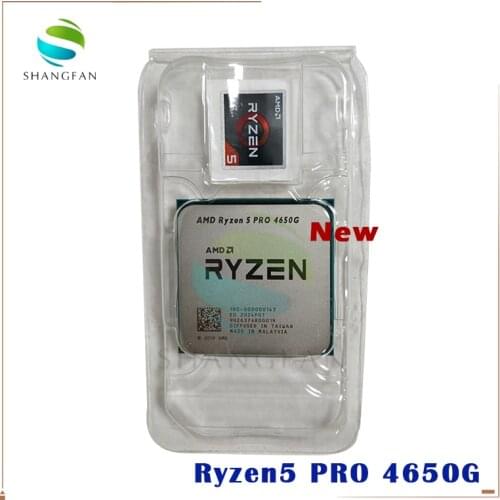 NEW AMD Ryzen 5 PRO 4650G R5 PRO 4650G 3.7 GHz Six-Core twelve-Thread 65W CPU Processor L3=8M 100-000000143 Socket AM4 NO FAN