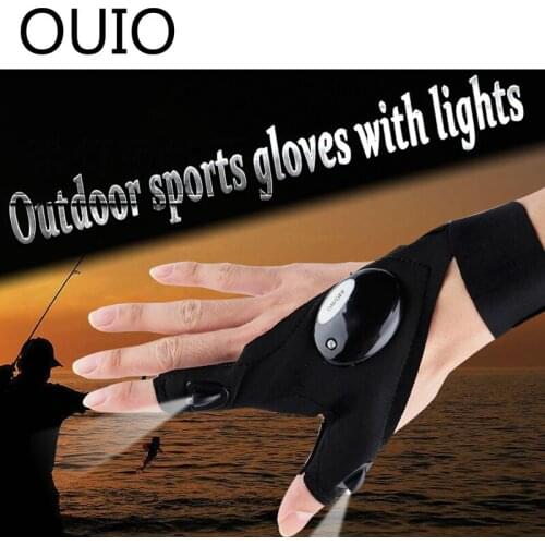 OUIO Glove Light Flashlight Nighttime Repair Tool For Volvo Toyota Chevrolet cruze Opel astra h Nissan qashqai Peugeot 307 308