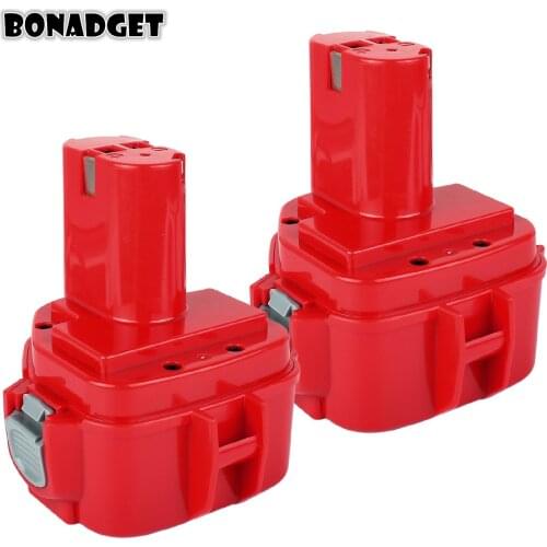 Bonadget 4.0Ah 12v NI-MH Rechargeable Battery For Makita PA12 1220 1222 1222 1233 1234 1235 1235F 192597-4 Power Tools Battery