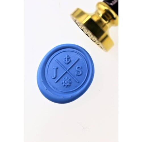 Personalized Nautical Wedding with Initials wax seal stamp/initials Custom wedding seals/wedding invitation seal