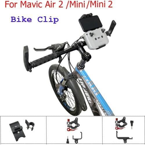 Remote Controller Bike Clip Bicycle Bracket Holder Phone Monitor Clamp Fix Mount for DJI Mavic Air 2/2S/Mini 2
