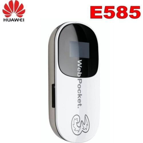 Lot of 20pcs Unlocked Huawei E585 3.5G 3G mobile hotspot HSDPA router pocket wifi modem OLED Screen Free dhl Shipping
