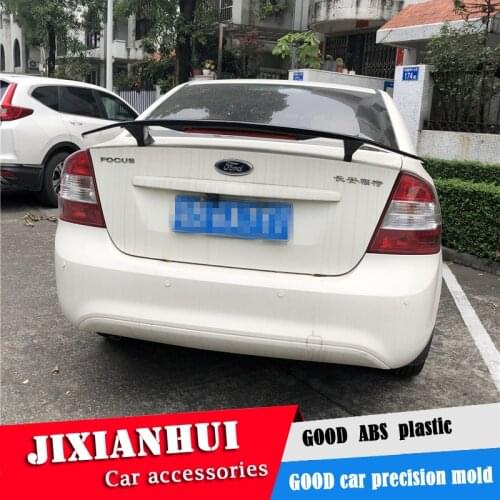 For Ford Focus Spoiler 2008-2018 Focus Spoiler TF ABS plastic Material Car Rear Wing Color Rear Spoiler