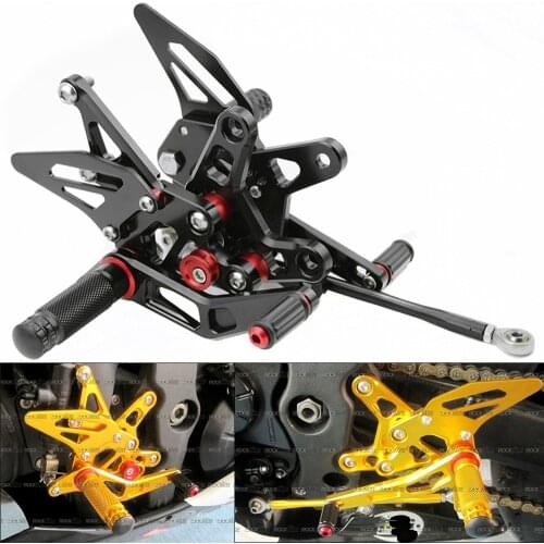 Rear Set Rearsets Foot Peg Rest Footpeg Brake Shift Lever Pedal For KAWASAKI NINJA ZX6R ZX-6R 07-08 2007 2008