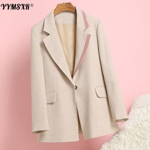 Womens Office Suits Spring and Autumn Slim Fit 2021 New Fashion Trend Long Sleeve High Quality Blazer Jacket Work