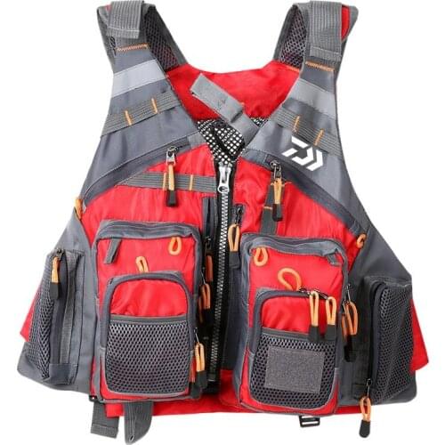 Fishing Vest Outdoor Detachable Multifunctional Photographer Portable Multiple Pockets Breathable Grid Mesh Jackets Vests