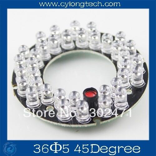 36 LED 5mm Infrared IR Led Board For Camera 45 Degree.CY36F5-45A