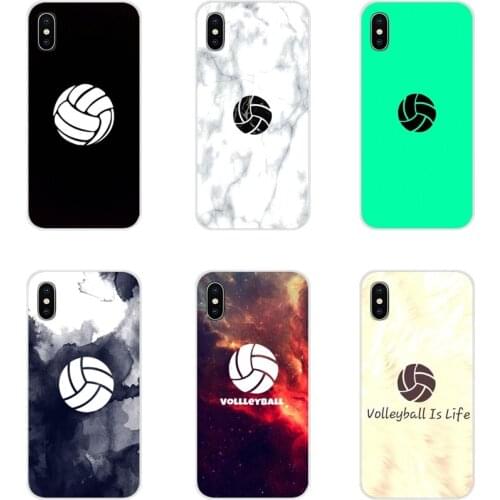 Accessories Phone Cases Covers For Samsung A10 A30 A40 A50 A60 A70 M30 Galaxy Note 2 3 4 5 8 9 10 PLUS I LOVE play volleyball