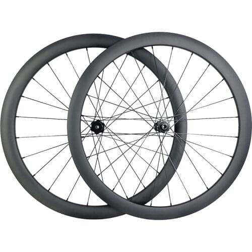 700C 42mm asymmetric TUBULAR road disc cyclocross bicycle carbon wheelset 350 centerlock UD 3K 12K matte glossy CX-RAY wheels