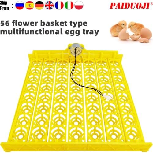 Automatic Hatchery Machine Spare Parts 220V Capacity 56 Duck Chicken Eggs Incubator Trays with Auto Turn Motor