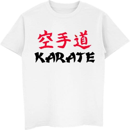 Brand Men T-shirt Hip Hop Karate Funny T Shirts Mens Tees Shirt Casual 100% Cotton O-neck Short Sleeve Printed Tshirt