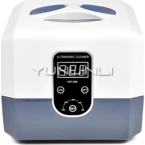 Household Ultrasonic Cleaner Glasses/Jewelry/False Teeth Ultrasonic Cleaning Machine Mini Ultrasonic Washing Unit VGT-1200