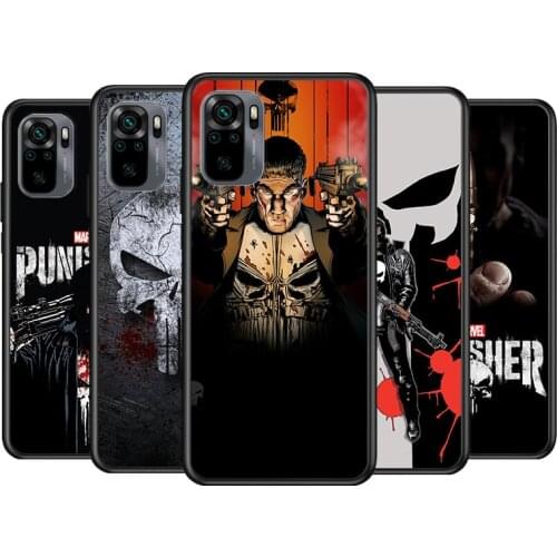 Punisher Frank Castle For Xiaomi Redmi Note 10S 10 9T 9S 9 8T 8 7S 7 6 5A 5 4X 4 Pro Max 5G Phone Case