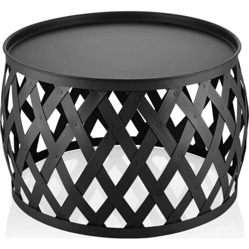 The Mia Coffee Table Black 74 x 45 Cm GLV0439