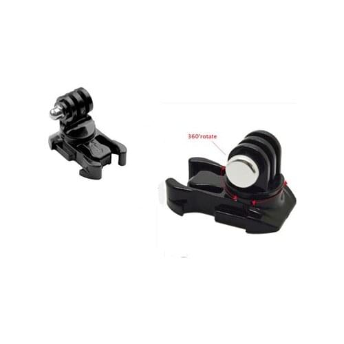 360 Degree Rotate J-Hook Buckle Adapter Mount for Go Pro Hero 8 7 6 5 for xiaomi yi 4K EKEN Camera accessories